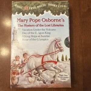 Magic Tree House Boxed Set Books #13-16: The Mystery Of The Lost Libraries